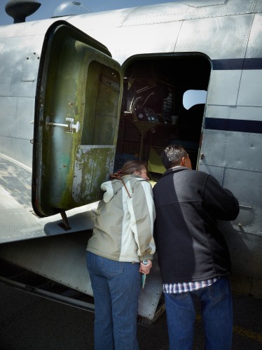 Looking Into A WWII Bomber by Peter Adams.