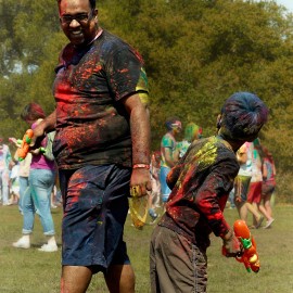 Asha Holi Festival of Colors 2012 by Peter Adams.