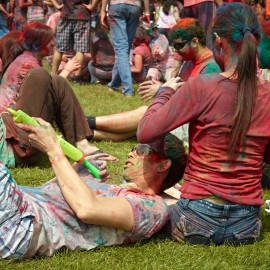 Asha Holi Festival of Colors 2012 by Peter Adams.