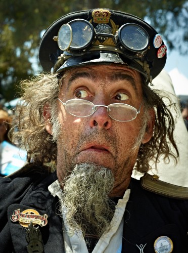 Steampunk Captain by Peter Adams.