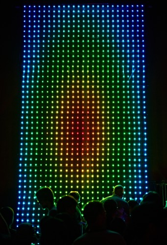 Giant LED Light Show by Peter Adams.