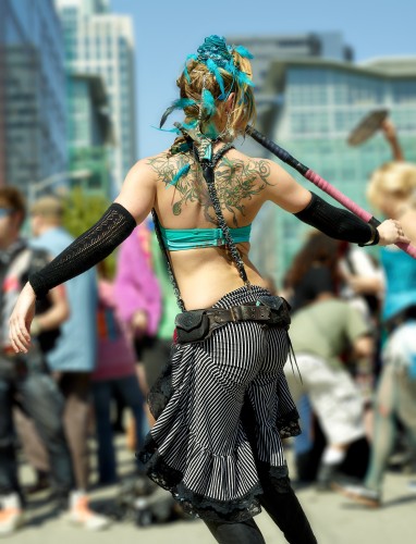 Feathers in Her Hair by Peter Adams.