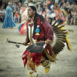 Powwow Dancer by Peter Adams.