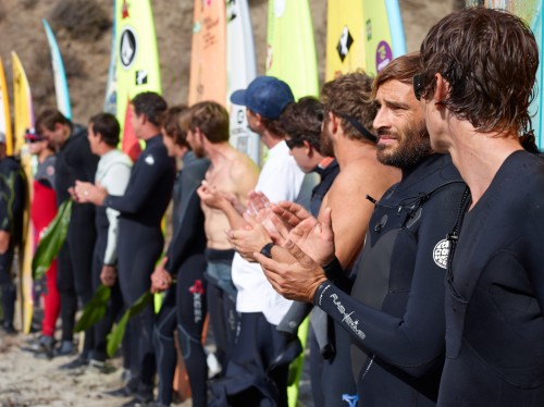 Mavericks Invitational 2013 Opening Ceremony by Peter Adams.