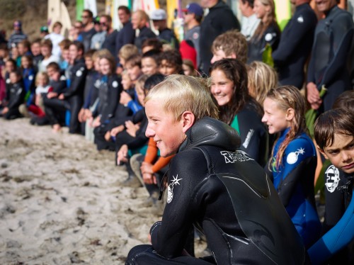 Mavericks Invitational 2013 Opening Ceremony by Peter Adams.